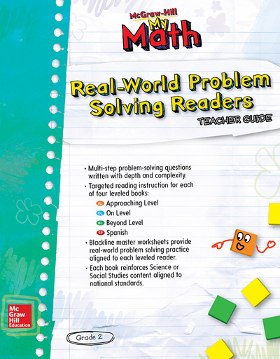 McGraw-Hill My Math, Grade 2, Real-World Problem Solving Readers Teacher Guide