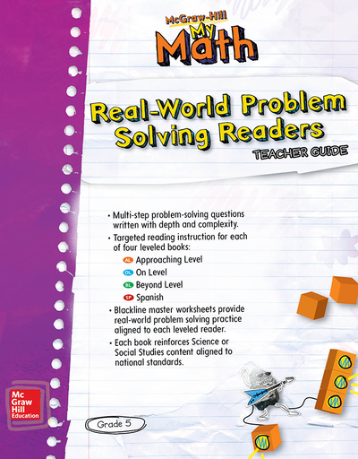 McGraw-Hill My Math, Grade 5, Real-World Problem Solving Leveled Reader Teacher Guide