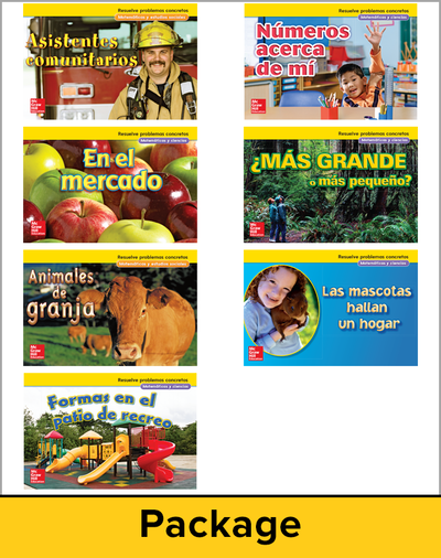 McGraw-Hill My Math, Grade K, Spanish Real-World Problem Solving Reader Package for My Learning Station