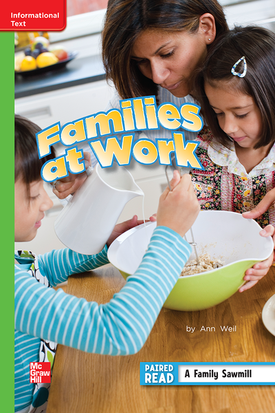 Reading Wonders Leveled Reader Families at Work: Beyond Unit 1 Week 5 Grade 2