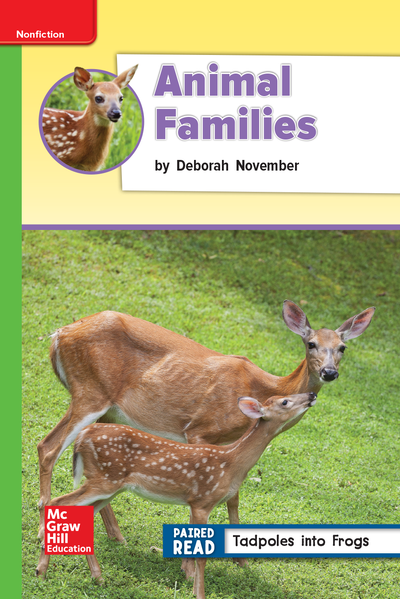 Reading Wonders Leveled Reader Animal Families: Beyond Unit 2 Week 4 Grade 2
