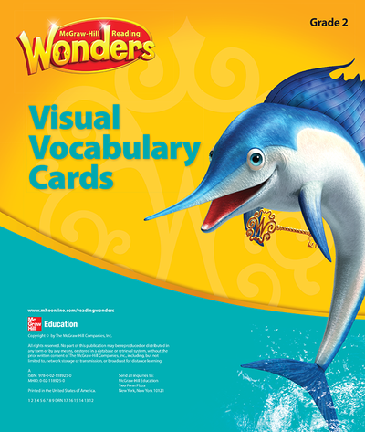 Reading Wonders, Grade 2, Visual Vocabulary Cards Grade 2