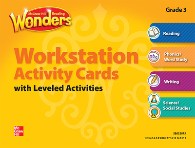 Reading Wonders, Grade 3, Workstation Activity Cards Package