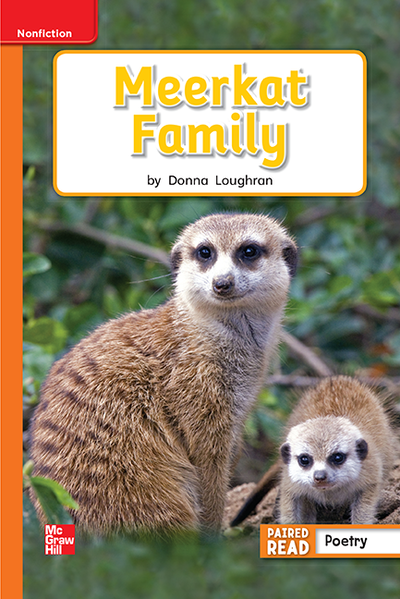 Reading Wonders Leveled Reader Meerkat Family: Approaching Unit 2 Week 3 Grade 1