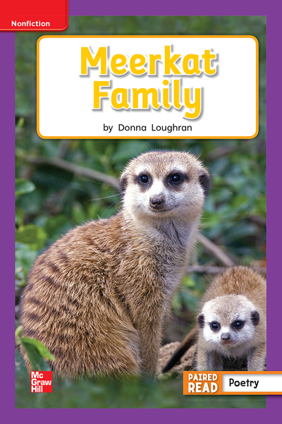 Reading Wonders Leveled Reader Meerkat Family: ELL Unit 2 Week 3 Grade 1