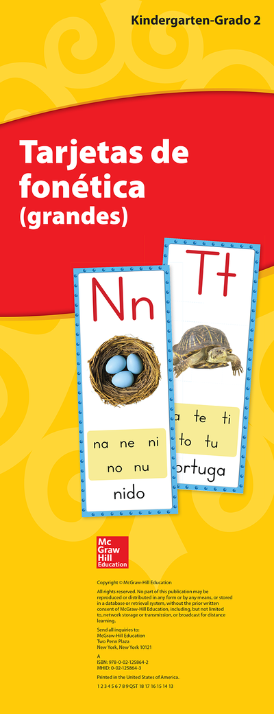 Lectura Maravillas, Grades K-2, Sound Spelling Cards (Large)
