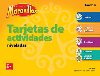 Lectura Maravillas, Grade 4, Workstation Activity Cards Package, (4 Cards)