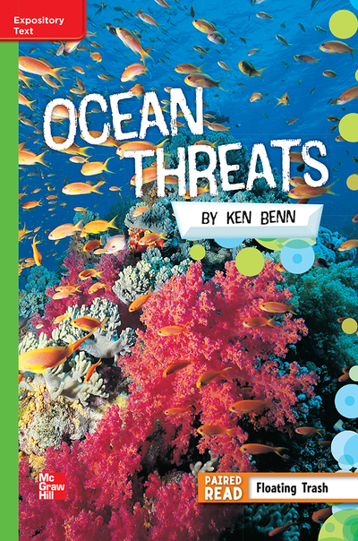 Reading Wonders, Grade 5, Leveled Reader Ocean Threats, ELL, Unit 5, 6-Pack