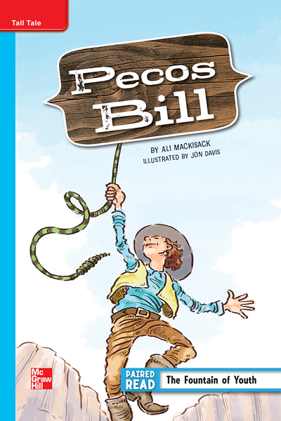 Reading Wonders, Grade 5, Leveled Reader Pecos Bill, On Level, Unit 4, 6-Pack