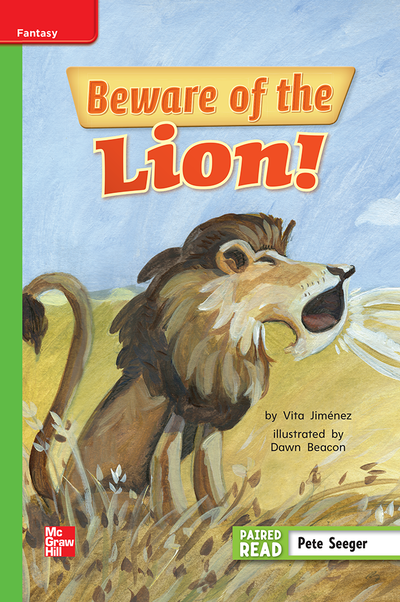 Reading Wonders, Grade 1, Leveled Reader Beware of the Lion!, Beyond, Unit 6, 6-Pack