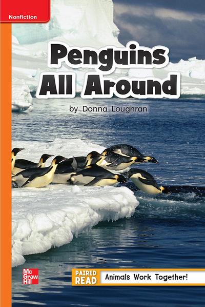 Reading Wonders, Grade 1, Leveled Reader Penguins All Around, Approaching, Unit 4, 6-Pack
