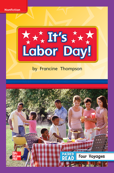 Reading Wonders, Grade 1, Leveled Reader It's Labor Day!, Approaching, Unit 6, 6-Pack