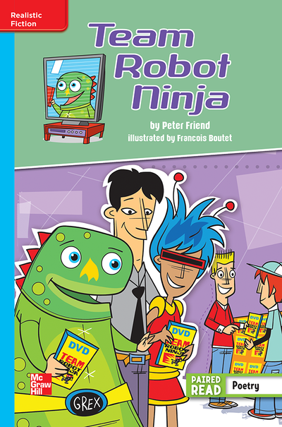 Reading Wonders, Grade 6, Leveled Reader Team Robot Ninja, On Level, Unit 4, 6-Pack