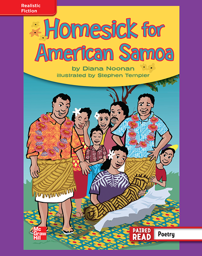 Reading Wonders, Grade 4, Leveled Reader Homesick for American Samoa, ELL, Unit 6, 6-Pack