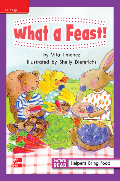 Reading Wonders, Grade 1, Leveled Reader What a Feast!, On Level, Unit 6, 6-Pack
