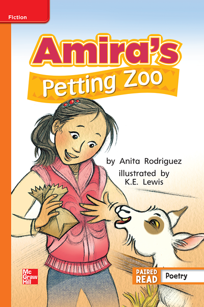 Reading Wonders, Grade 2, Leveled Reader Amira's Petting Zoo, Approaching, Unit 2, 6-Pack