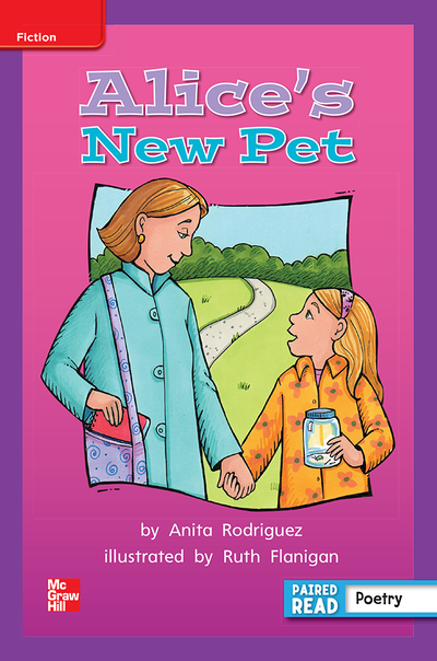 Reading Wonders, Grade 2, Leveled Reader Alice's New Pet, On Level, Unit 2, 6-Pack