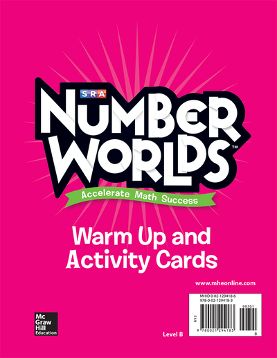Number Worlds, Level B Activity and Warmup Cards