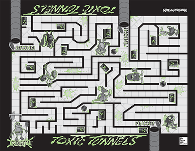 Number Worlds, Toxic Tunnels Board Game