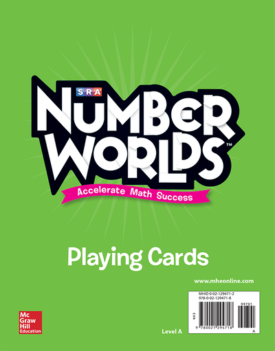 Number Worlds Level A Playing Cards