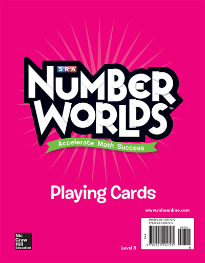 Number Worlds Level B Playing Cards