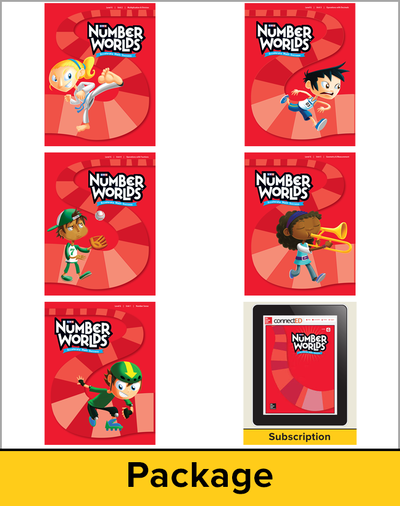 Number Worlds Level G, Student Materials Bundle (5 students, 1-year)