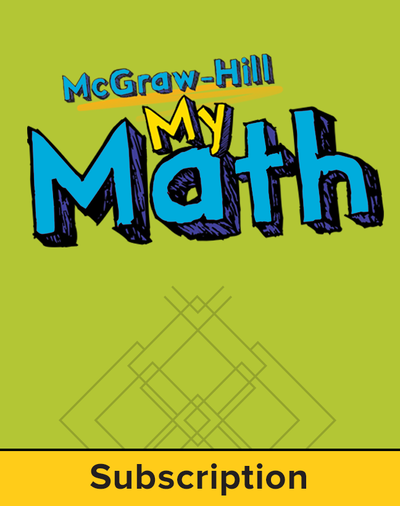 McGraw-Hill My Math, Grade PK, Online eStudent Flipbook, 1 year subscription