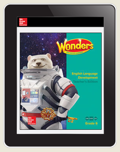 Reading Wonders for English Learners Teacher Workspace  1 Yr Subscription Grade 6
