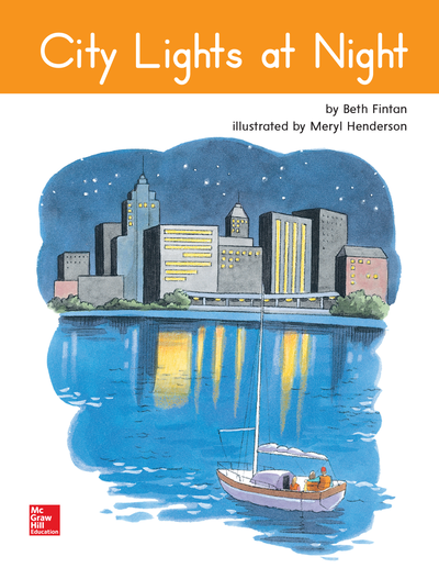 Open Court Reading Grade 1 Practice Decodable 63, City Lights at Night