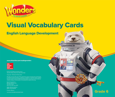 Wonders for English Learners G6 Visual Vocabulary Cards 