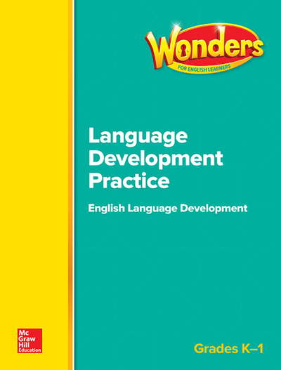Wonders for English GK-1 Learners Language Development Practice BLM 