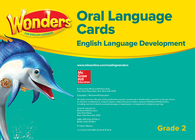 Wonders for English Learners G2 Oral Language Cards