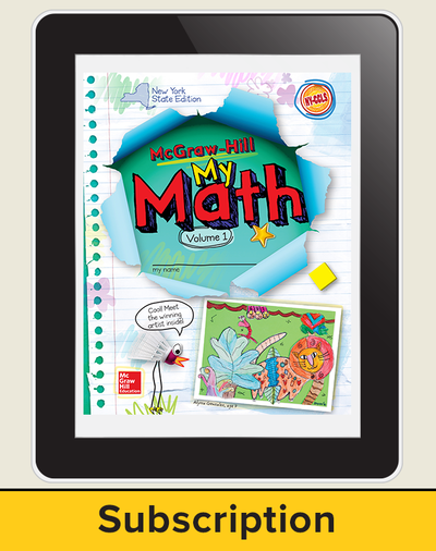 CUS New York My Math Grade 2 Student Online Edition 1 year subscription