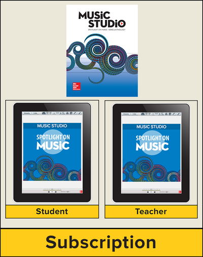Spotlight on Music, Digital School Bundle, 1-year Subscription, Grade 6