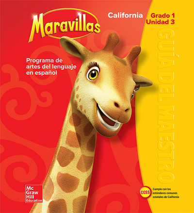Lectura Maravillas CA | Teacher's Edition Volume 3 Grade 1