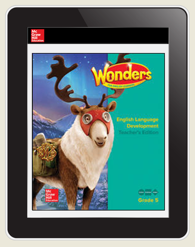 Reading Wonders for English Learners Student Workspace 8 Yr Subscription Grade 5