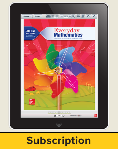 Everyday Mathematics 4, Grade 1, All-Digital Student Material Set, 1 Year