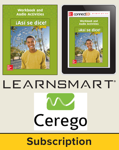 Asi se dice Level 3, Student Suite with SmartBook + Cerego, 6-year subscription