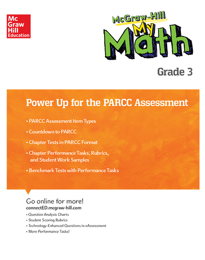 MH My Math, Grade 3, Power Up for PARCC Assessment