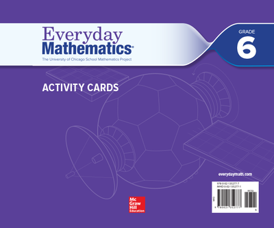 Everyday Mathematics 4, Grade 6, Activity Cards