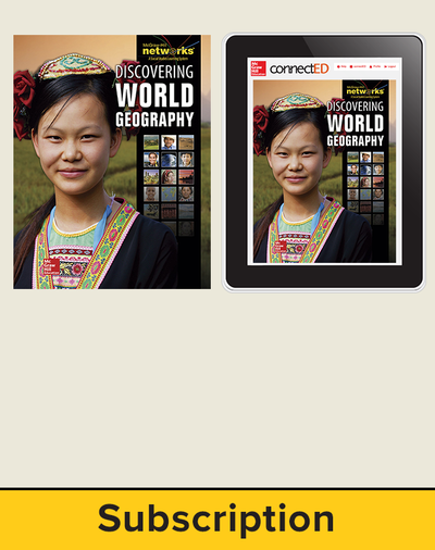 Discovering World Geography, Complete Classroom Set, Print and Digital 1-Year Subscription