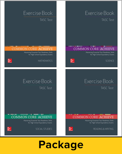 Common Core Achieve, TASC Exercise Book 5 Copy Set