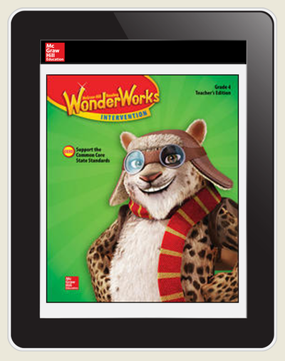 Reading WonderWorks Student Workspace Six Seats w/7 Year Subscription Grade 4