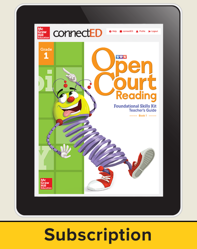 Open Court Reading Foundational Skills Kit Teacher License, 6-year subscription Grade 1