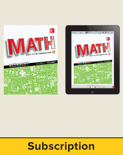 Glencoe Math Course 2, 5-year Complete Student Bundle