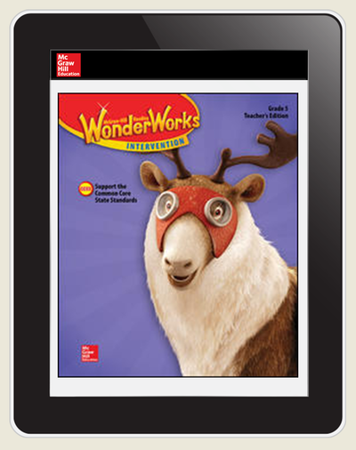 Reading WonderWonders Student Workspace Six Seats w/7 Year Subscription Grade 5