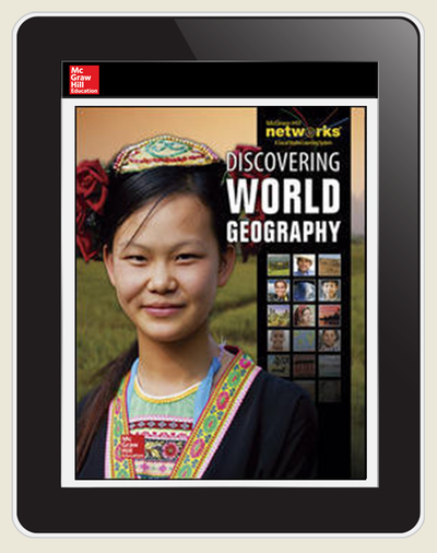 Discovering World Geography, LearnSmart, Student Edition, Embedded, 1-year subscription