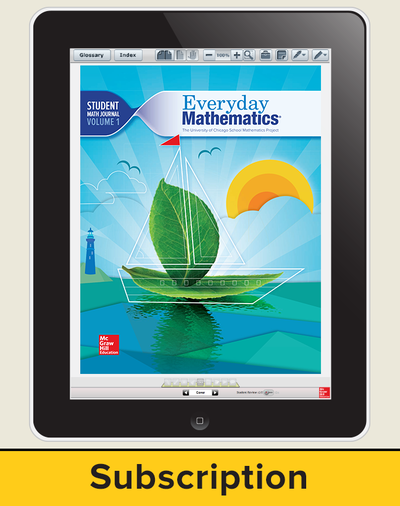 Everyday Mathematics 4, Grade 2, All-Digital Student Material Set - 5 Year Subscription