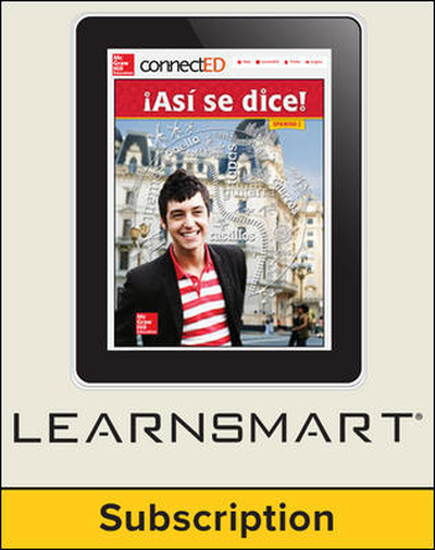 Asi se dice! Level 2, Student Edition Embedded SmartBook, 6-year subscription