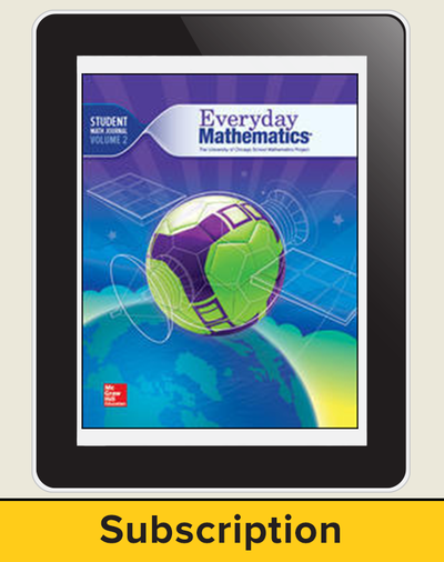 Everyday Mathematics 4, Grade 6, All-Digital Student Material Set, 1 Year